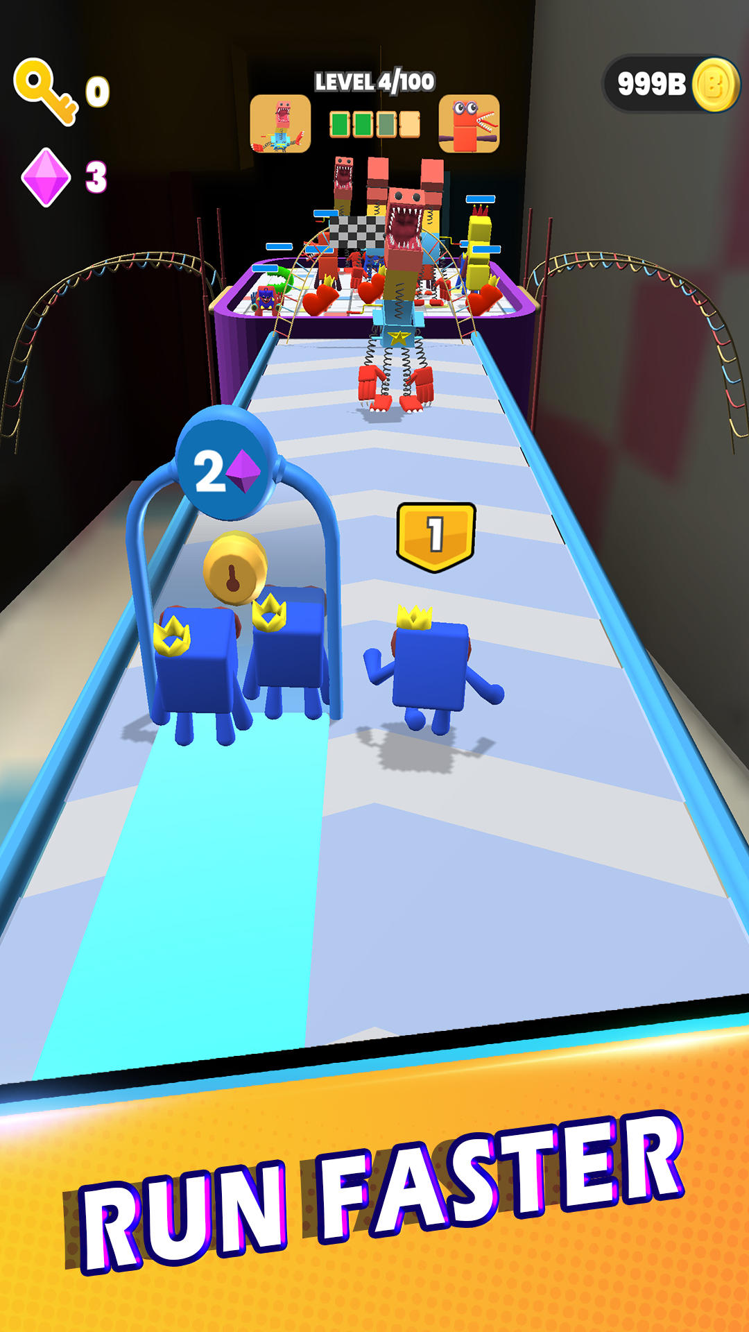 Cube Run Games ภาพหน้าจอเกม