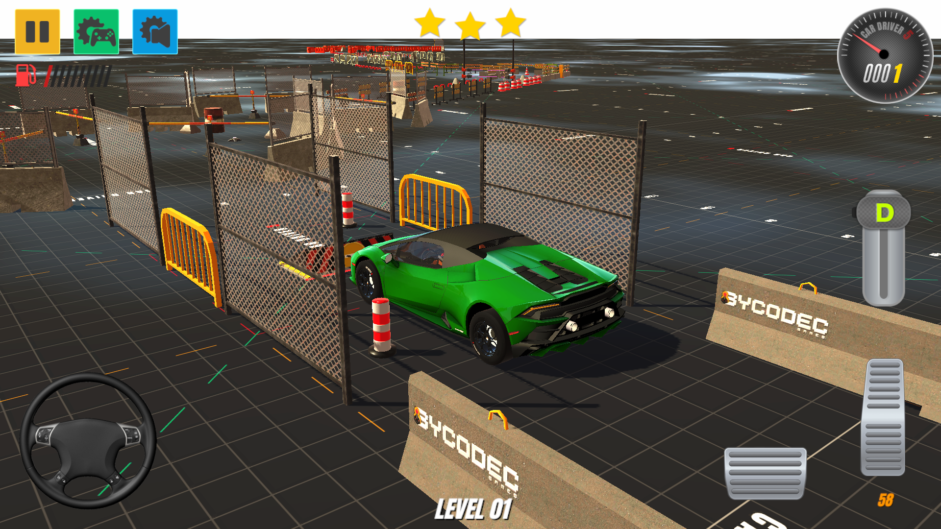 Car Driver 5 (HARD) ภาพหน้าจอเกม