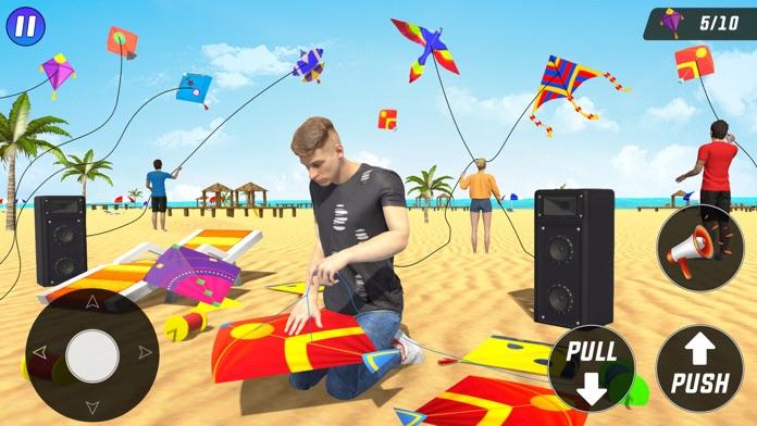 Kite Flying Games-Sky Festival Game Screenshot