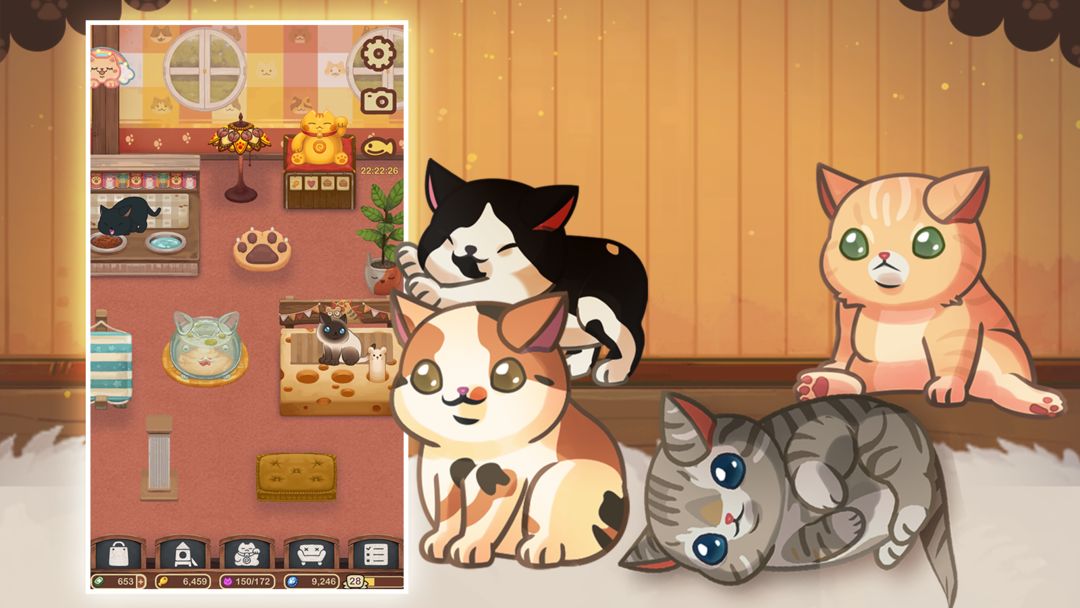 คาเฟ่แมวเหมียว Furistas ภาพหน้าจอเกม