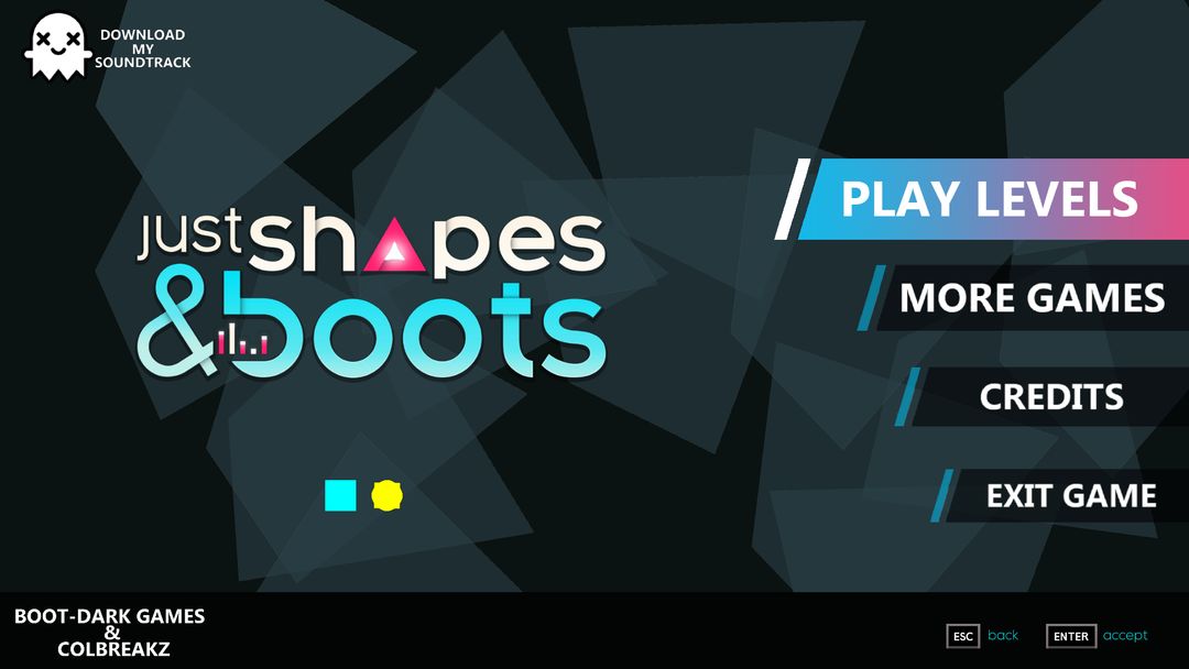 Just Shapes & Boots 게임 스크린 샷