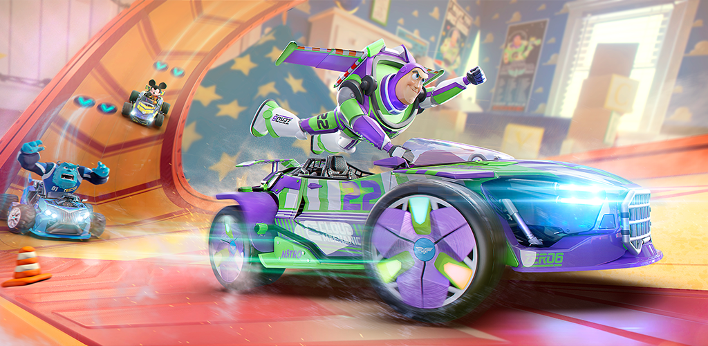 Screenshot of the video of Disney Speedstorm