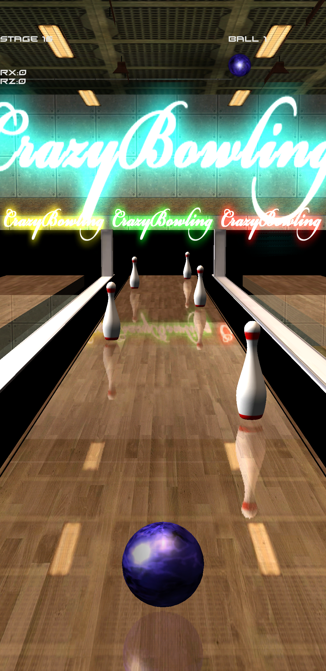 Captura de Tela do Jogo Crazy Bowling