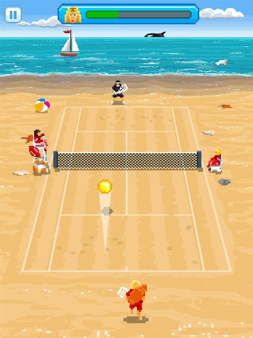 Screenshot of Super One Tap Tennis