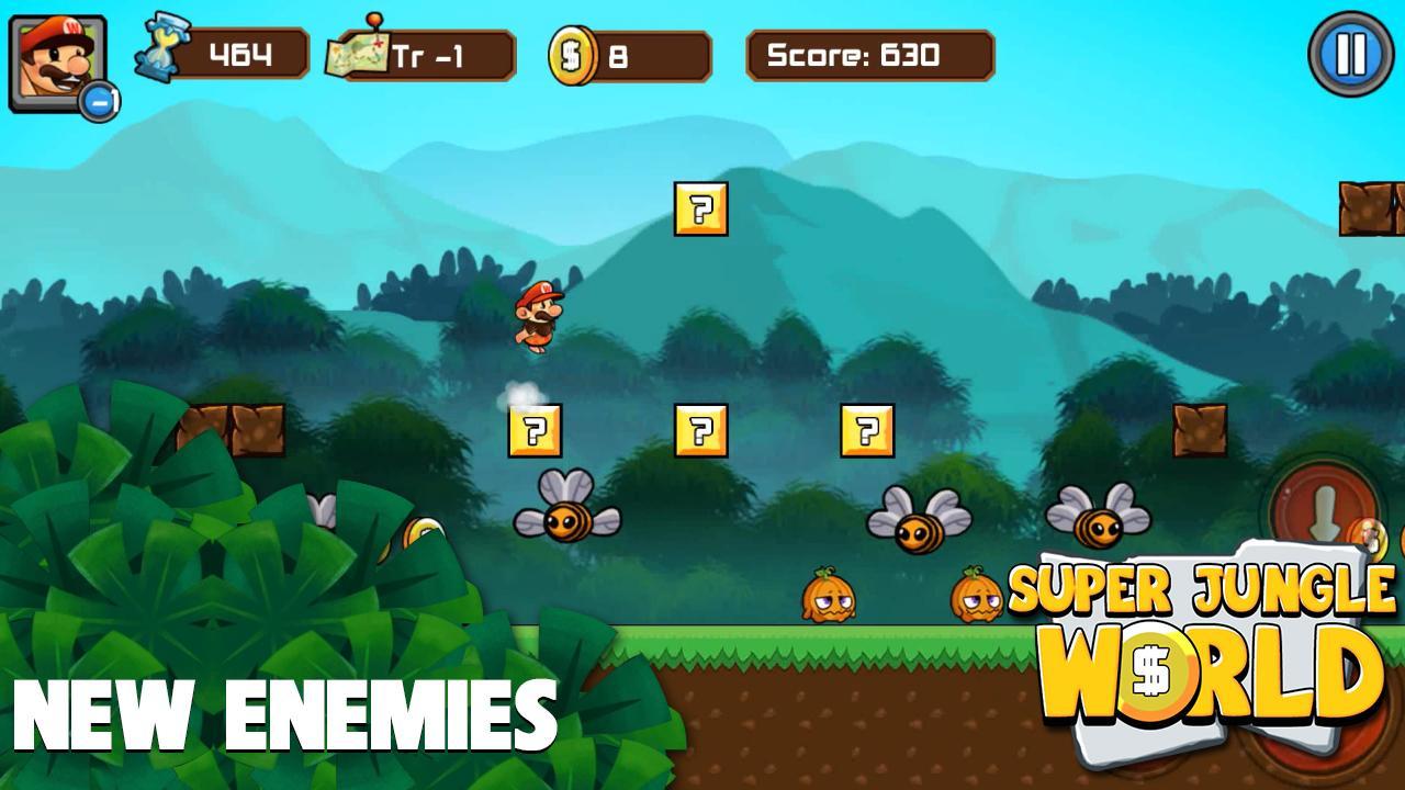 Super Jungle Adventure Game Screenshot