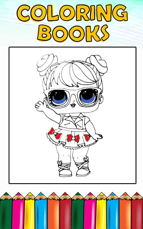 Screenshot of How To Color LOL Doll Surprise -Coloring Game