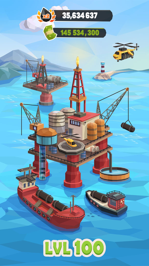 Screenshot of Oil Tycoon: Gas Idle Factory