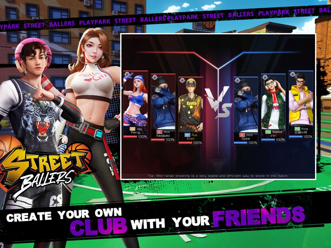 StreetBallers Playpark screenshot game