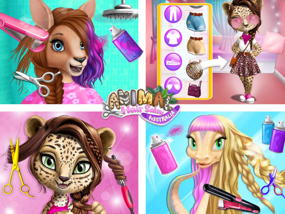 Screenshot of Animal Hair Salon Australia