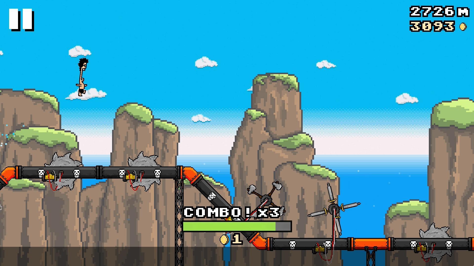 8-BIT WATERSLIDE Game Screenshot