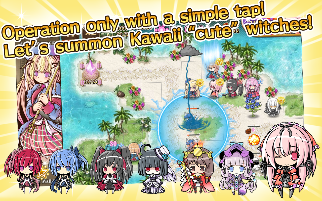 Defense Witches Game Screenshot