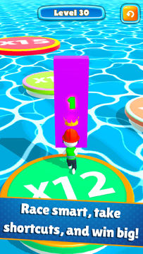 Captura de Tela do Jogo Shortcut Racing Fun Game