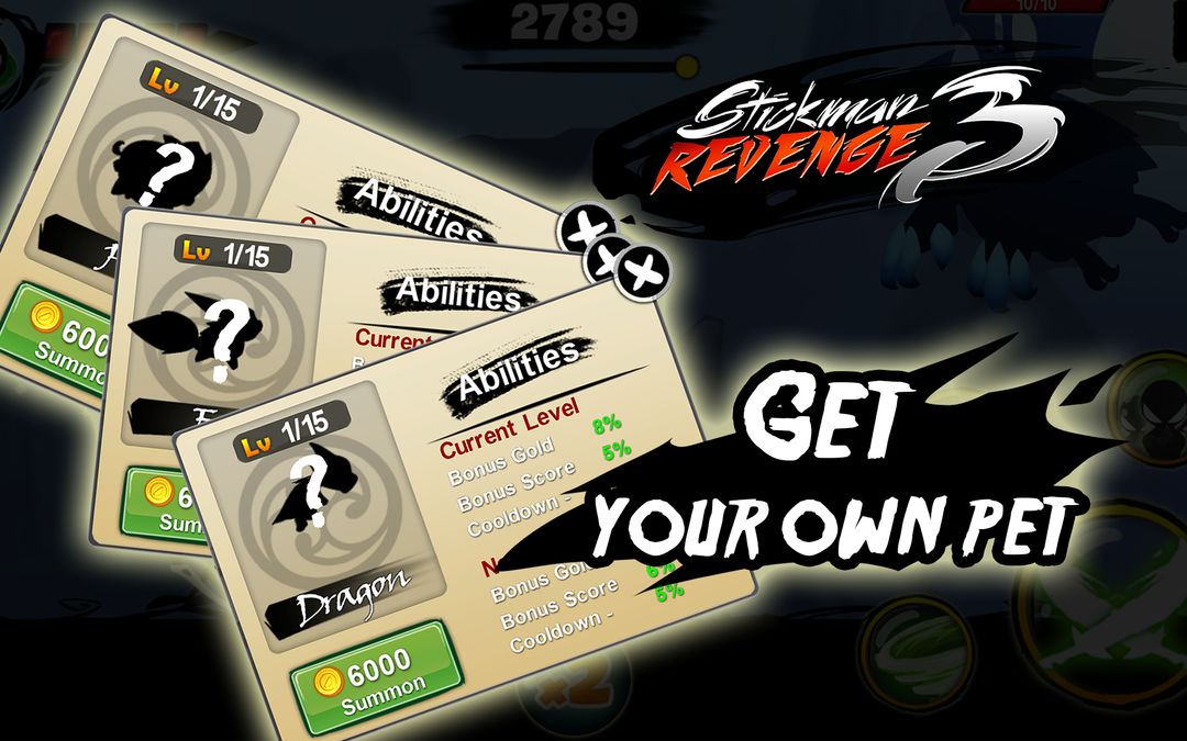 Stickman Revenge 3 - Ninja War 게임 스크린 샷