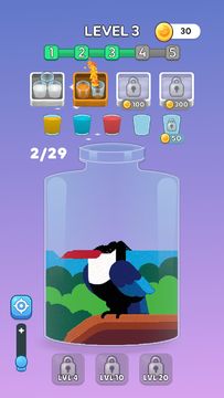 Sand Bottle Art Game Screenshot