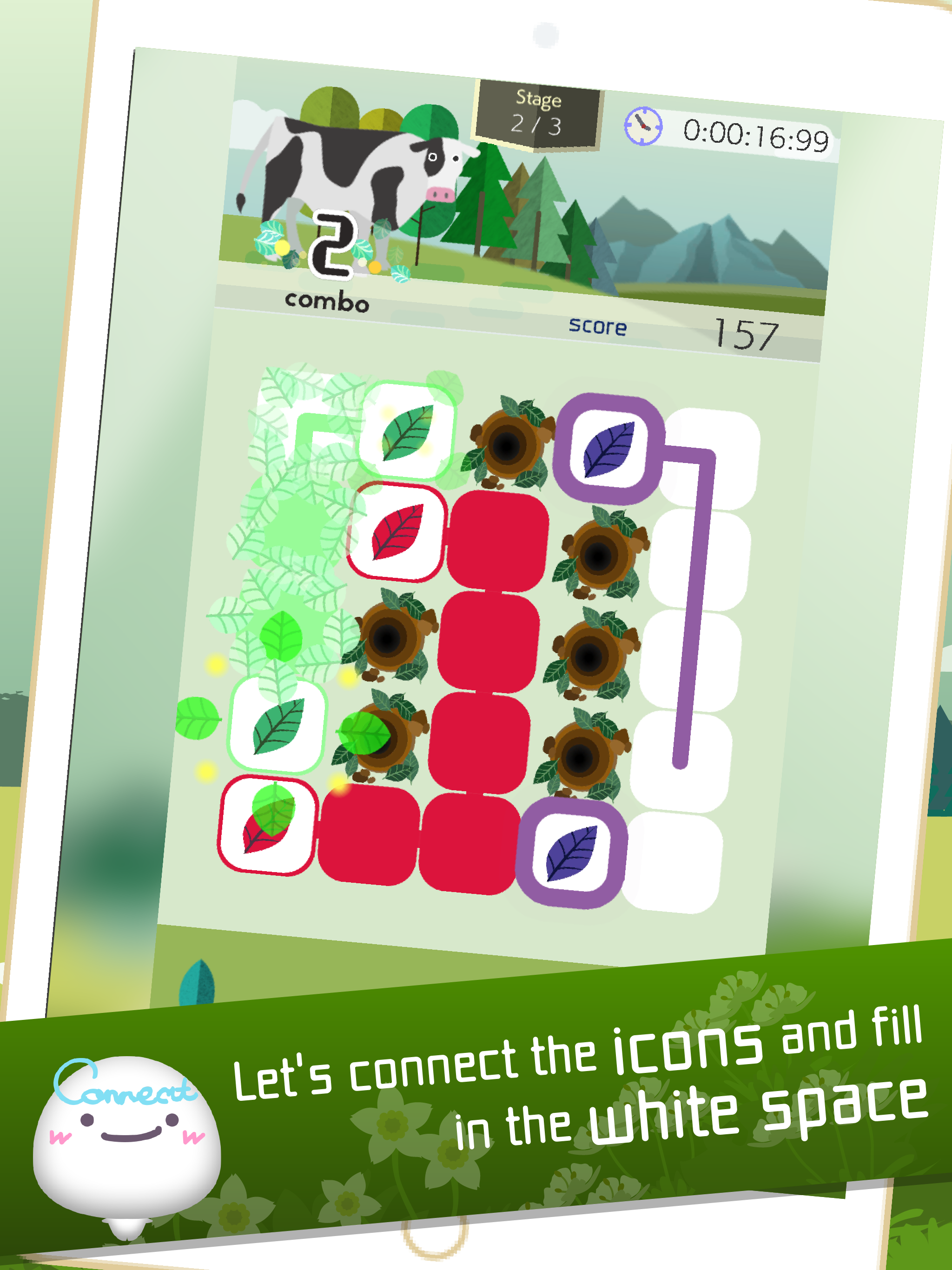 Connect - puzzle games Game Screenshot