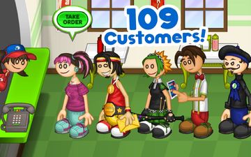 Papa's Pizzeria HD Game Screenshot