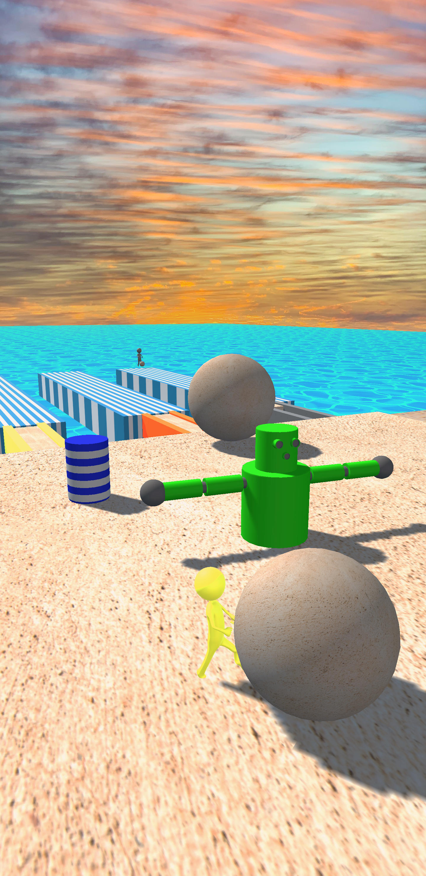 Sand Ball Run Race.io Game Game Screenshot