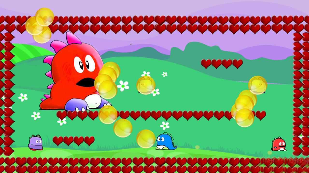 Classic Bubble Bobble: Pang Snow Bubble Shooter screenshot game