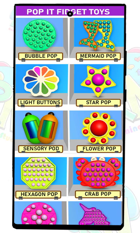 Screenshot 1 of Poppit Game: ポップ・イット・フィジェット・トイ 2.0.3