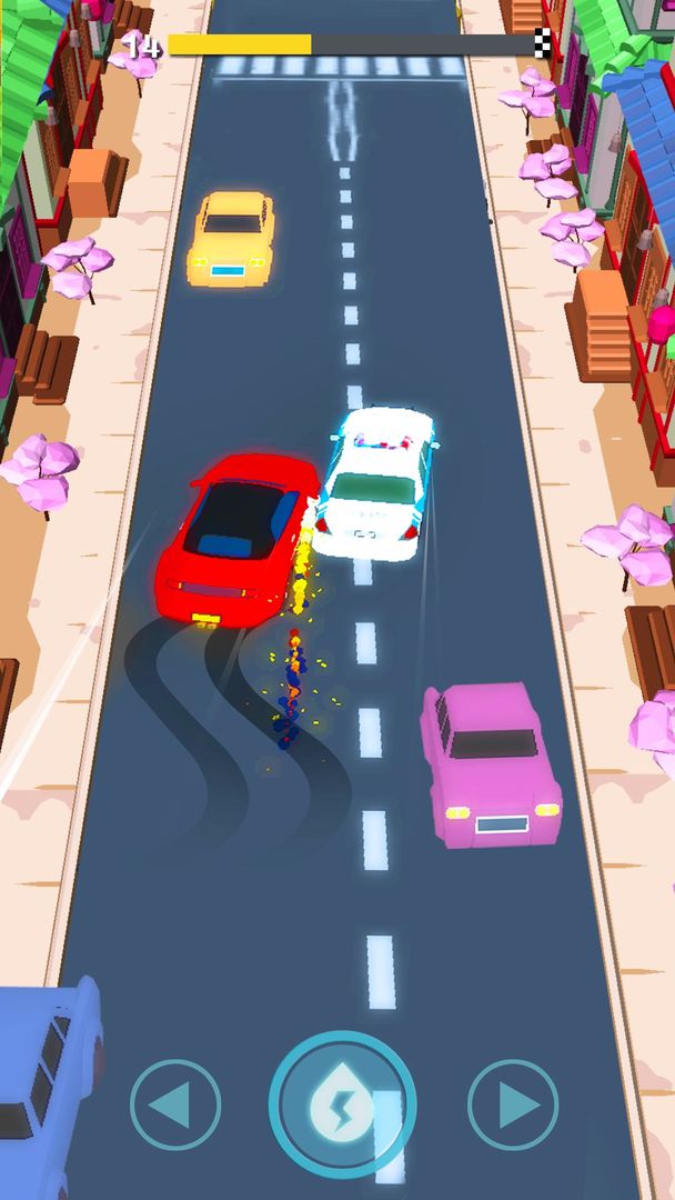 Hit n Escape - Run away from the police chasing ภาพหน้าจอเกม