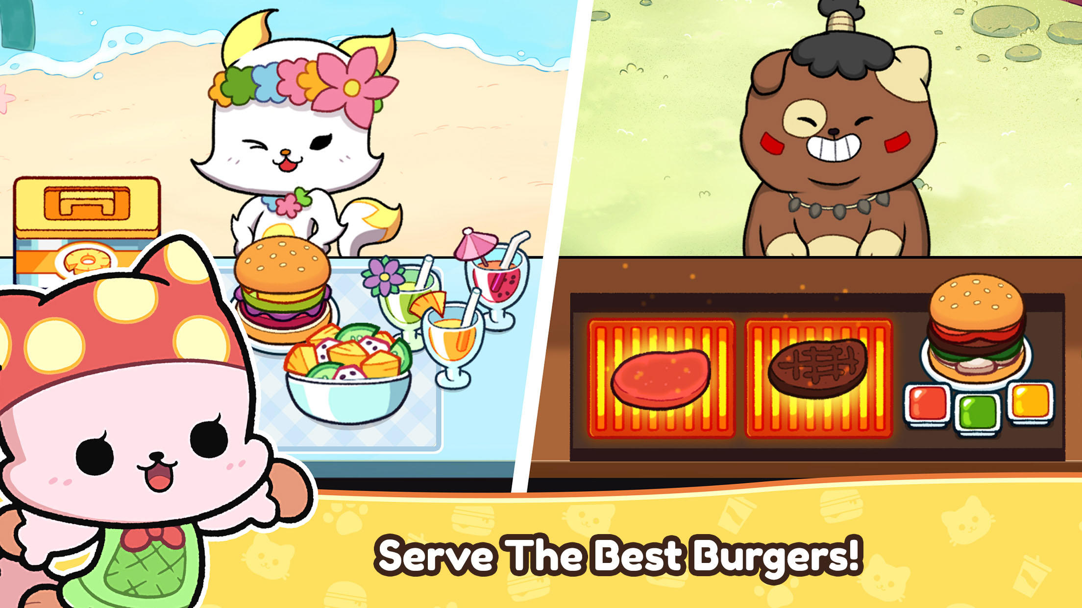 Burger Cats ภาพหน้าจอเกม