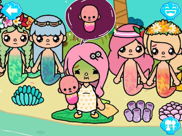 Mermaid Games: Princess Salon Game Screenshot