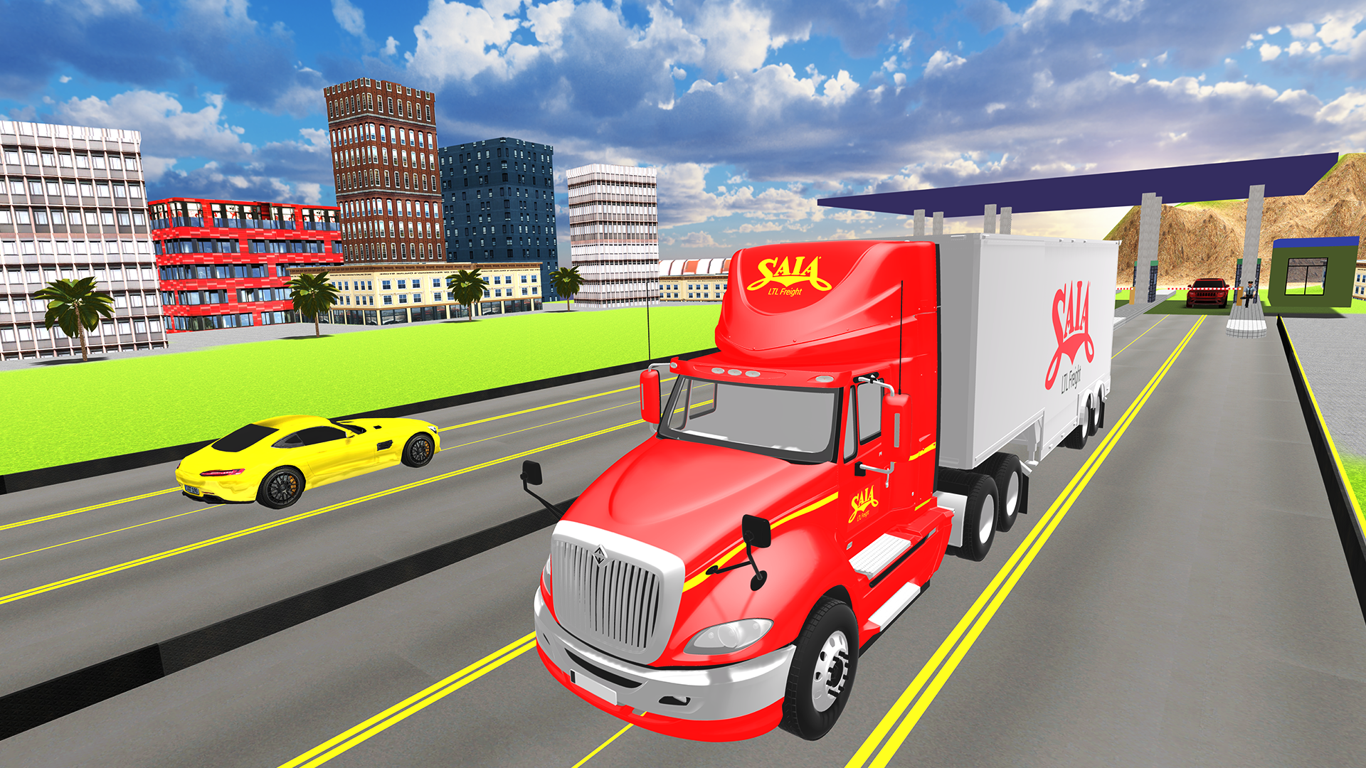 Screenshot of Real Truck Simulator Games 3D