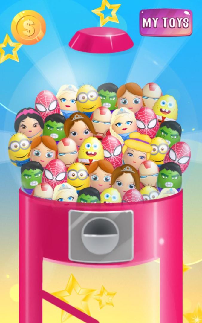 Screenshot of Surprise Eggs GumBall Machine
