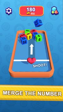Merge Cube 3D: Block Drop Game Screenshot