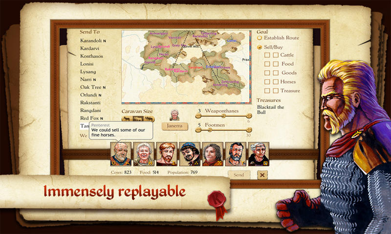 King of Dragon Pass: Text RPG Game Screenshot