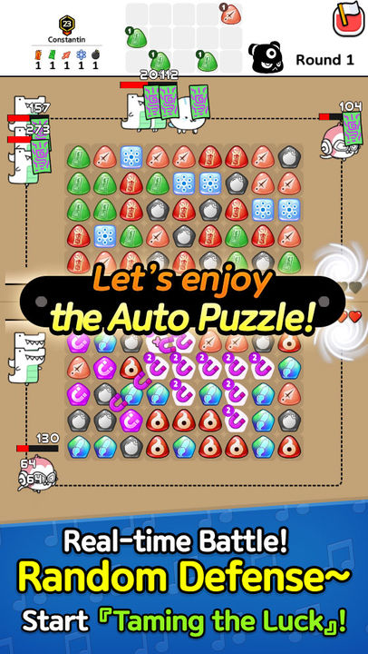 Screenshot 1 of Auto Puzzle Defense : Ninja Block 