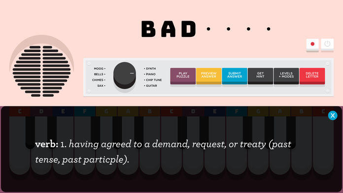 Lyrical Letters Game Screenshot