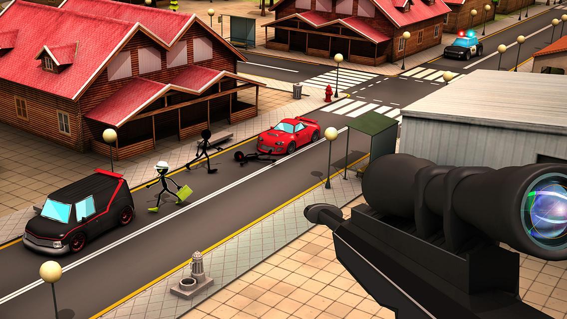 Stickman Sniper Squad 2017 Game Screenshot