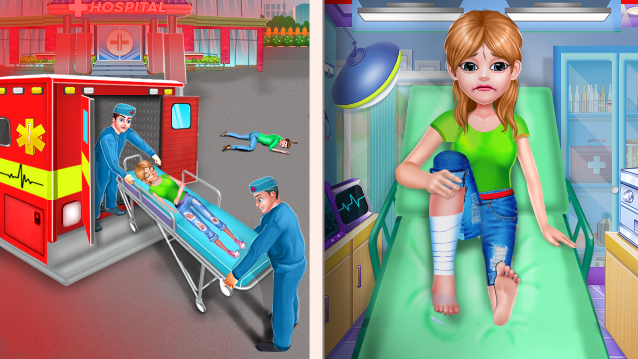 Screenshot 1 of เกมขับรถพยาบาลหมอ 1.10