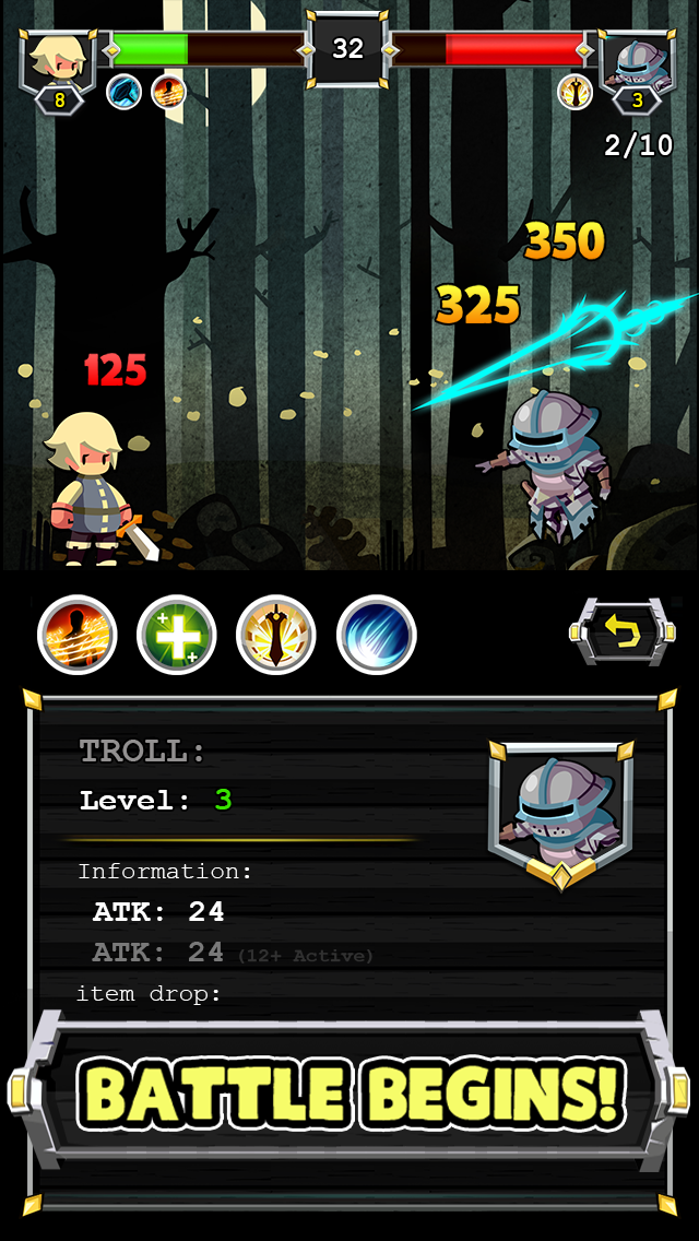 Cuplikan Layar Game Grinding Quest