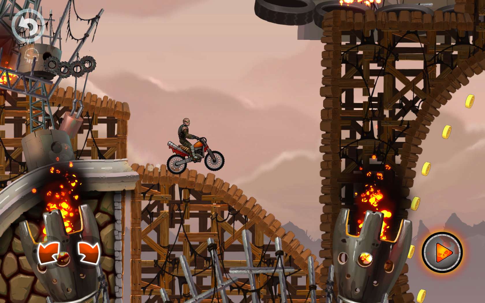 Mad Road: Apocalypse Moto Race 게임 스크린 샷