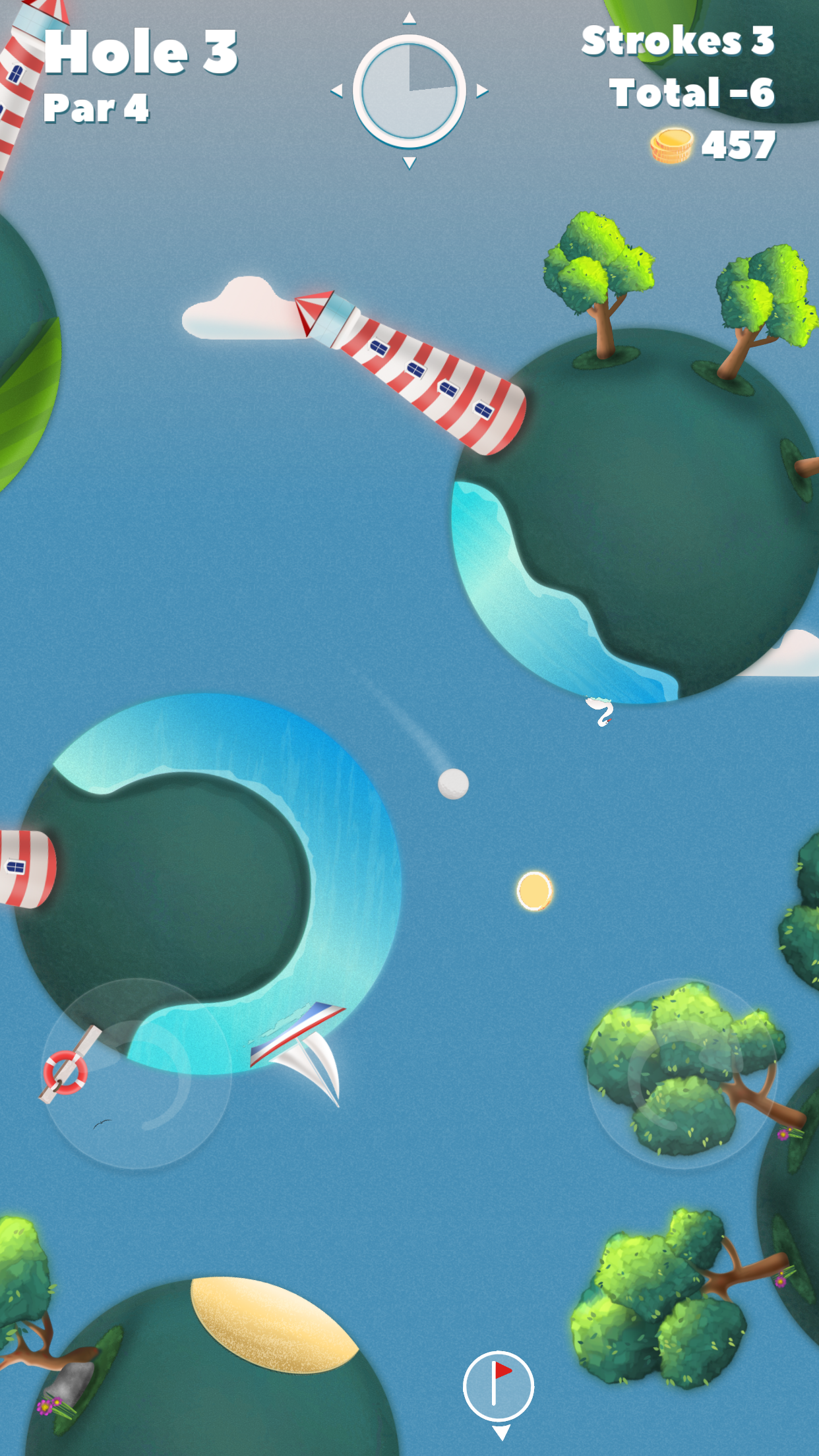 Golf Skies Game Screenshot