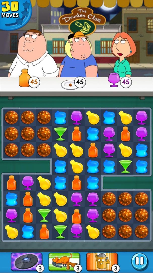 Family Guy Freakin Mobile Game screenshot game
