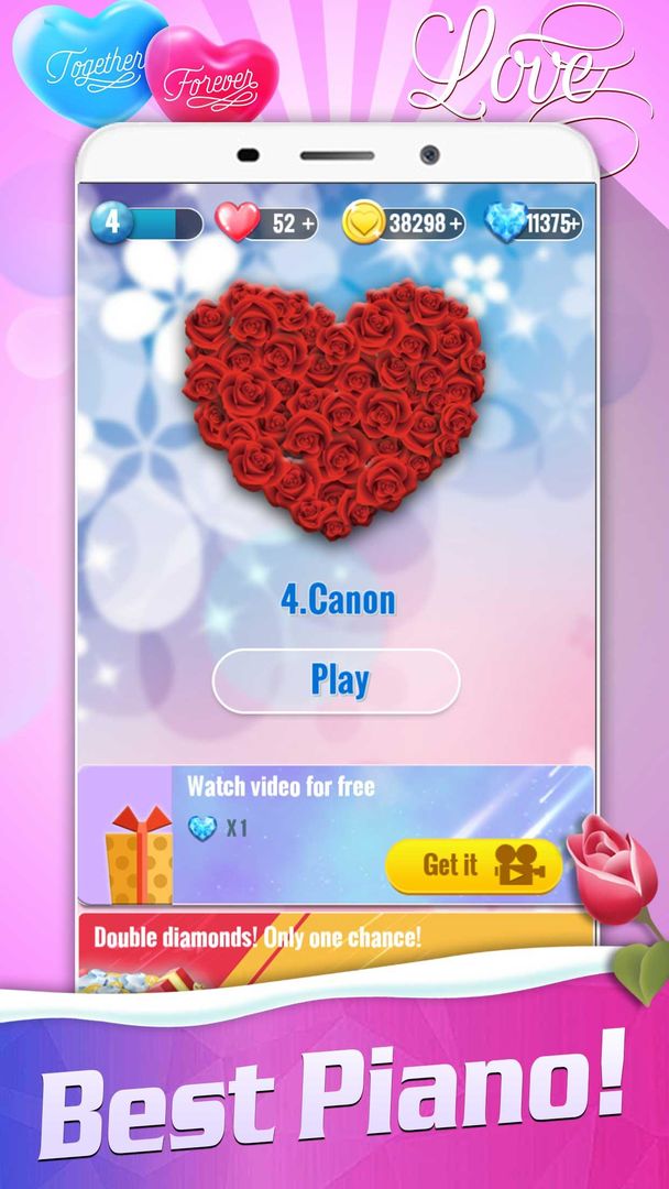 Piano Music Tiles 2: Romance screenshot game