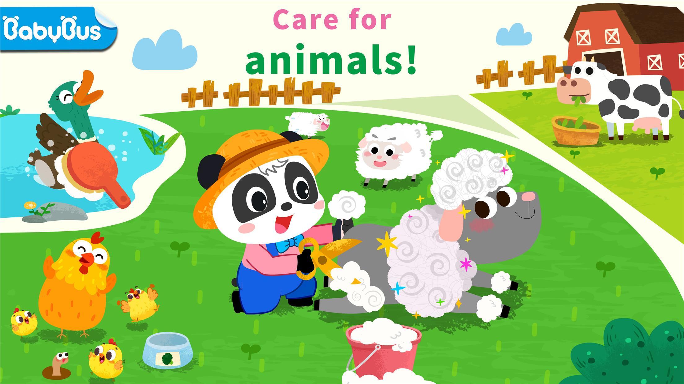 Baby Panda's Animal Farm Game Screenshot