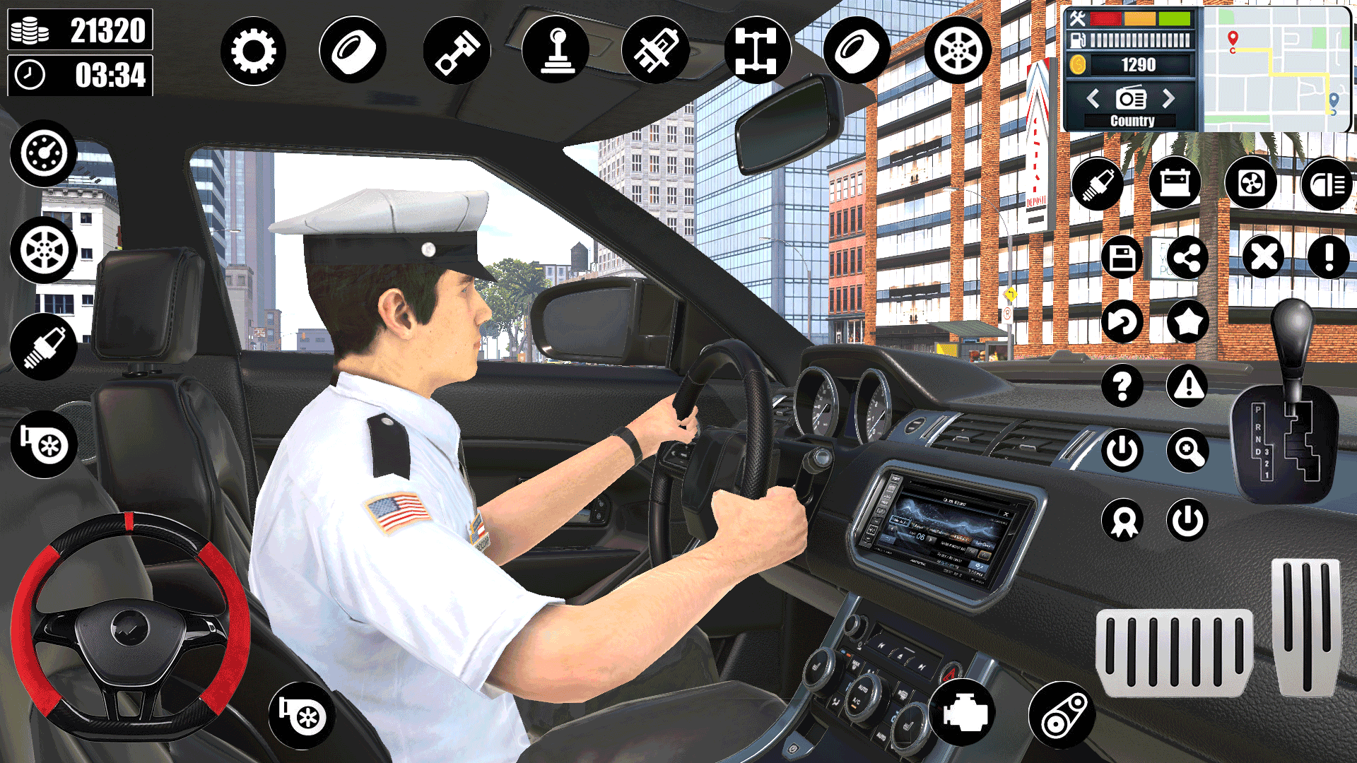 Screenshot of Us Car Driving School Car Game