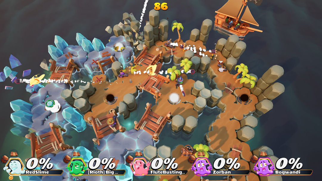 Screenshot of Slimes - Cannon Combat