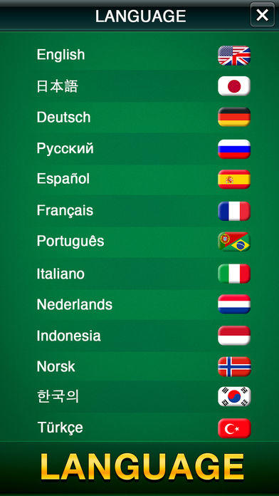 Скриншот игры Solitaire∗