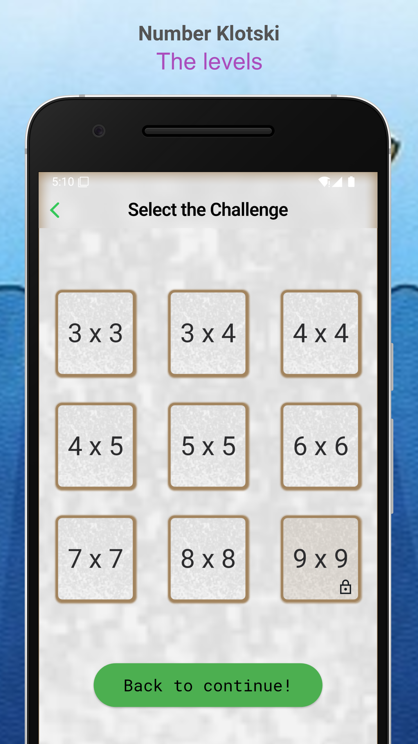 Cuplikan Layar Game Number Klotski - riddle puzzle