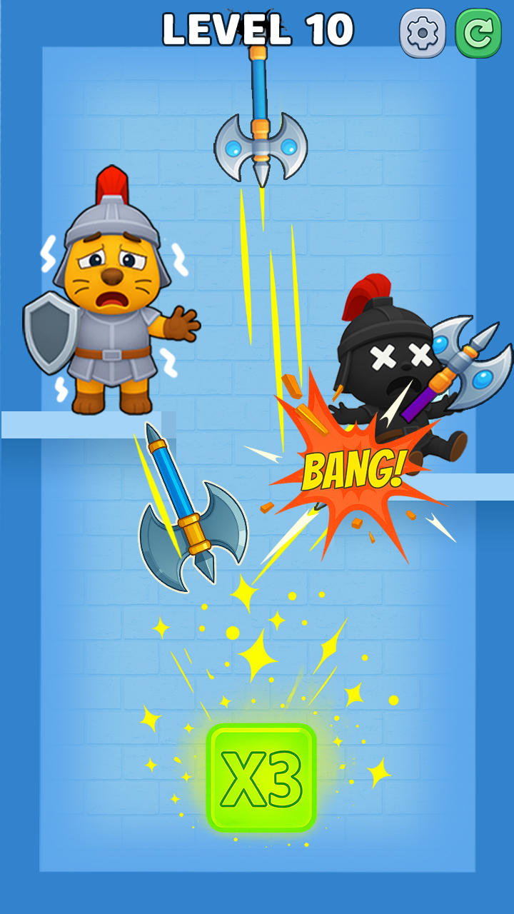 Cuplikan Layar Game Spear Strike : Shoot & Attack