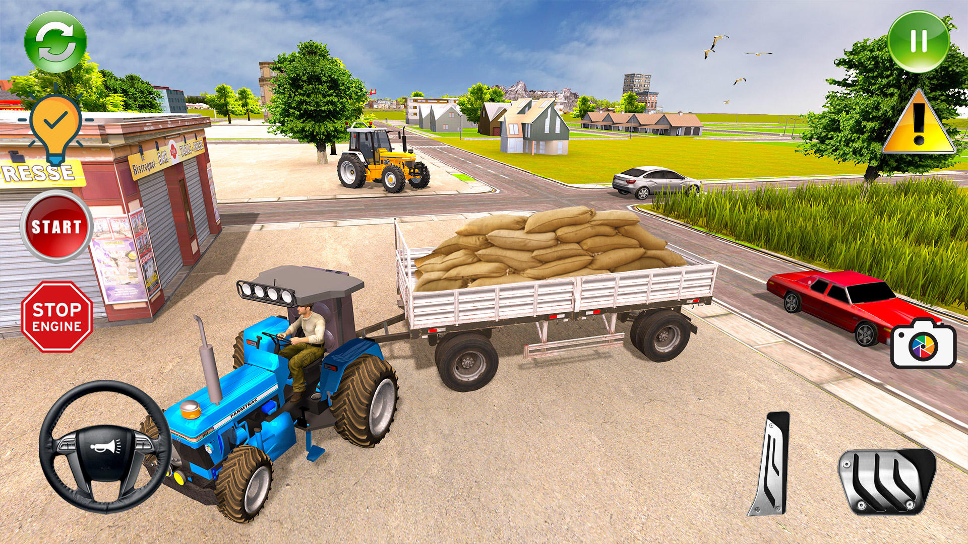 Screenshot of Farming Games 3d: Tractor Game