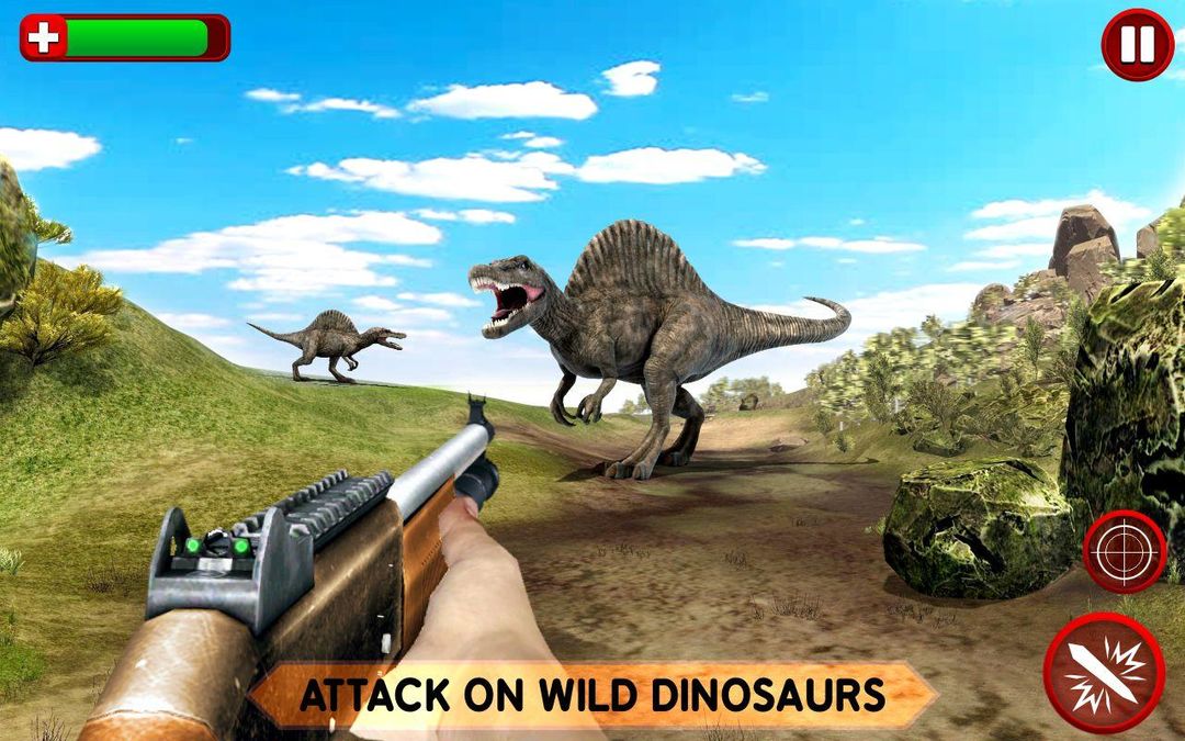 Wild Jungle Dino Hunting 3d ภาพหน้าจอเกม