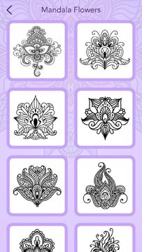 Mandala Coloring Book Game Screenshot