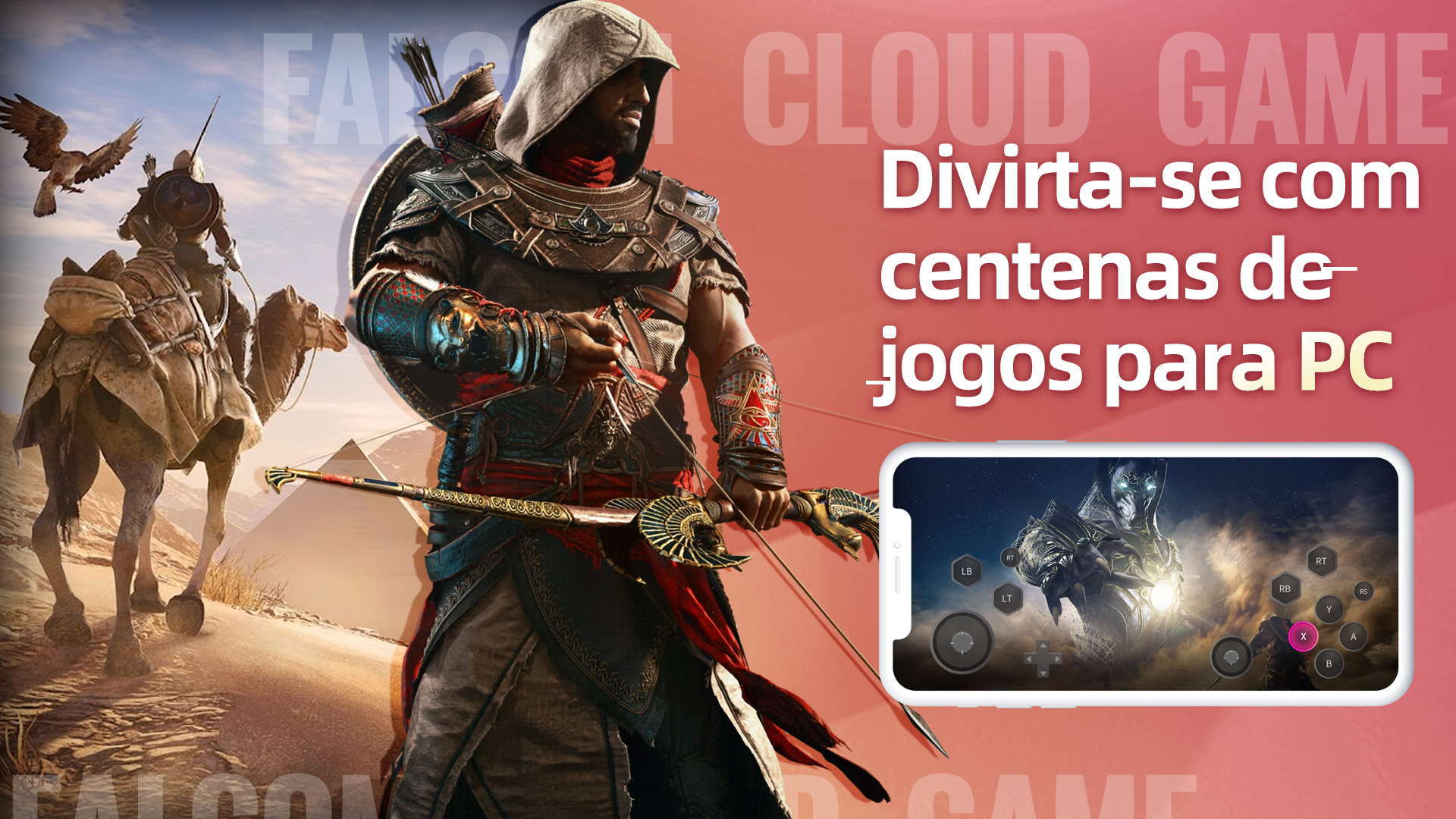 Captura de Tela do Jogo Falcon Cloud Game-PC emulator