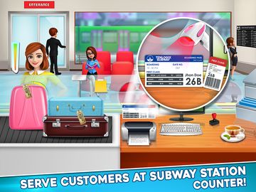 Subway Train Cash Register ATM Cashier Games 게임 스크린샷